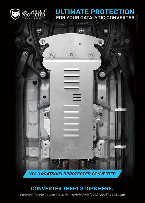 Toyota Corolla Cross Non-Hybrid FWD 2022-2024 Cat Shield - Miller CAT Corp