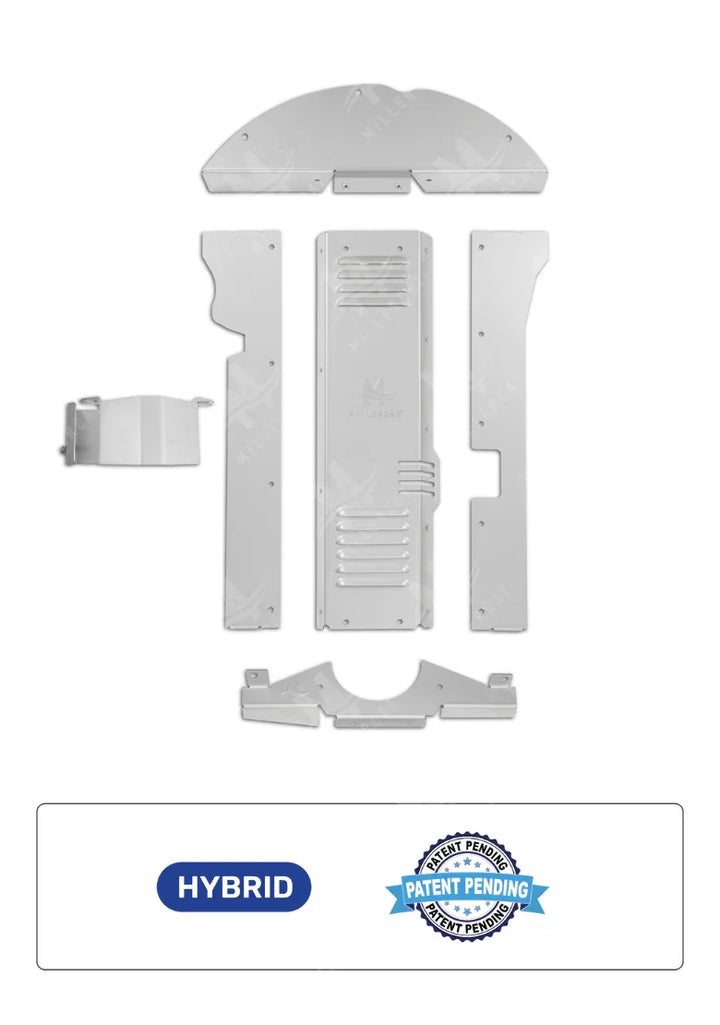 Toyota Prius Gen 2 2004-2009 V2 Cat Shield, Complete Package - Miller CAT Corp