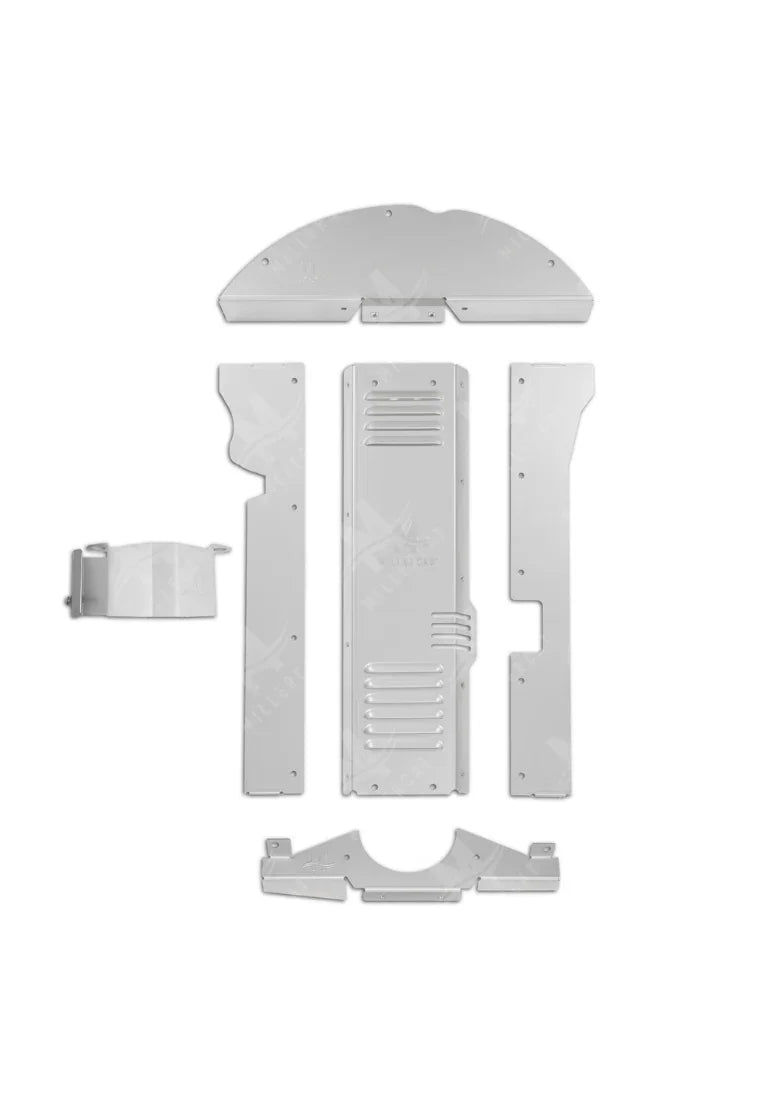 Toyota Prius Gen 2 2004-2009 V2 Cat Shield, Complete Package - Miller CAT Corp