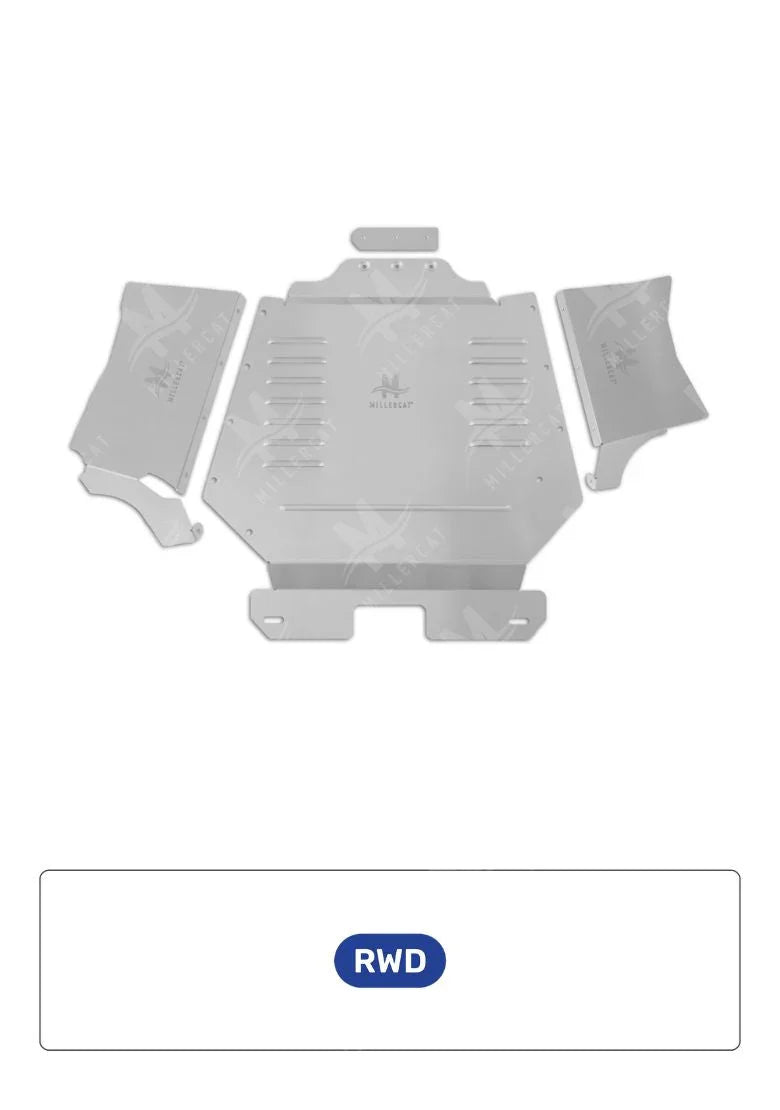 Toyota Tacoma 3.5L RWD 2016-2023 Cat Shield - Miller CAT Corp