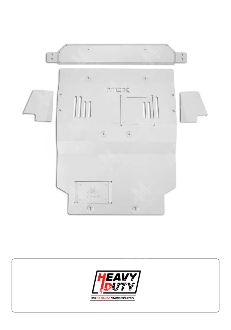 Toyota Tacoma 2.4L 2024-2025 MCX Skid Plate - Miller CAT Corp