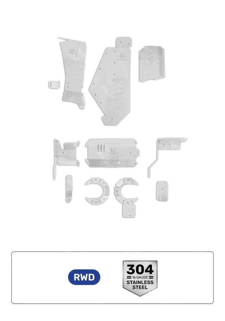 Toyota Tacoma 2.7L RWD 2005-2015 V2 Cat Shield - Miller CAT Corp
