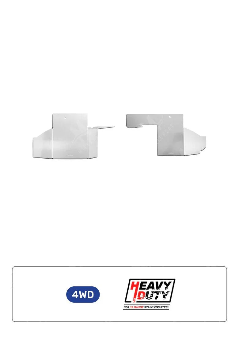 Toyota Tundra 2007-2021 4WD | Sequoia 2008-2022 4WD V2 Cat Shield Add-on - Miller CAT Corp