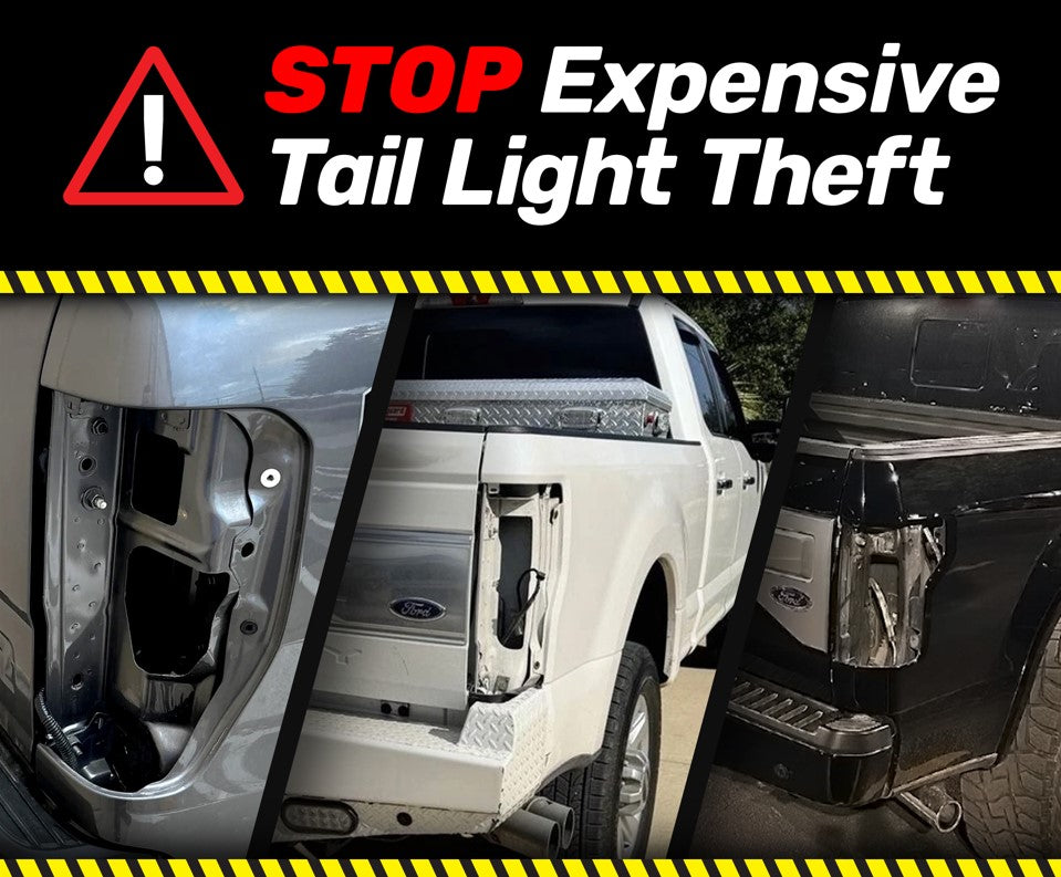 Protect Your F-150 Tail Lights From Theft with Miller CAT Ford Security Screws Prevent Ford Tail Light Theft