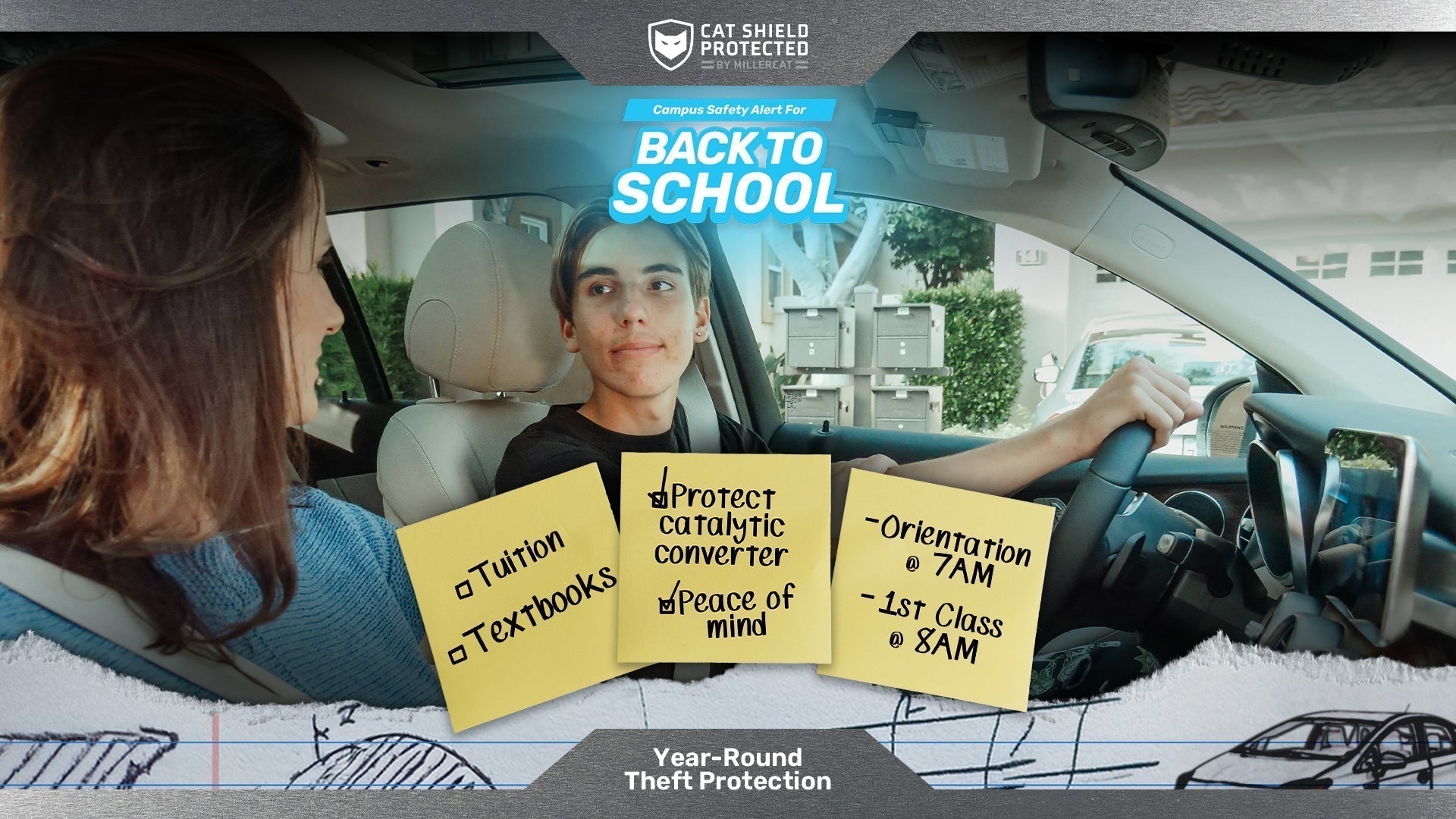 Student Safety: Prevent Catalytic Converter Theft on Campuses - Miller CAT Corp