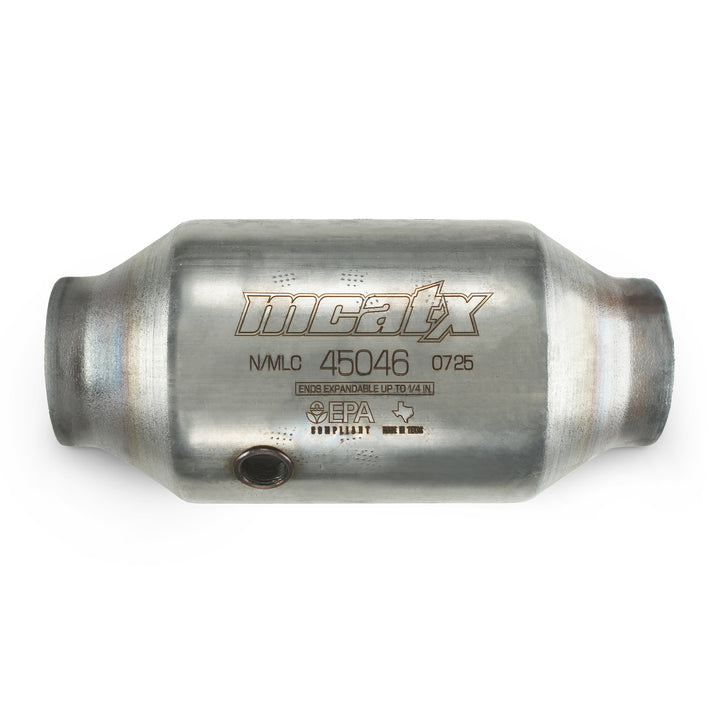 MCATX 4.55" EPA Spun Converter with O2 Sensor Bung