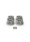 Security Nuts Only - M6 or M8 Stainless Steel Tamper-Resistant Refill Set of 4