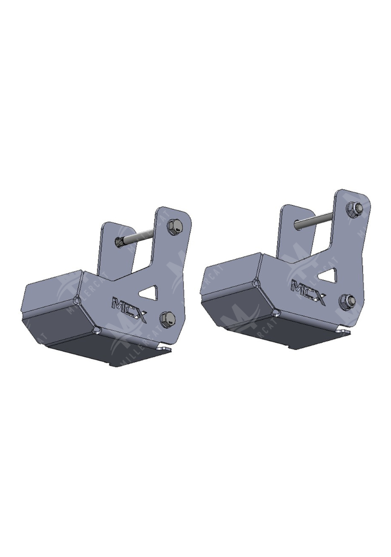 Miller CAT 2024-2026 Toyota Tacoma Rear Shock Mount Skid Plate